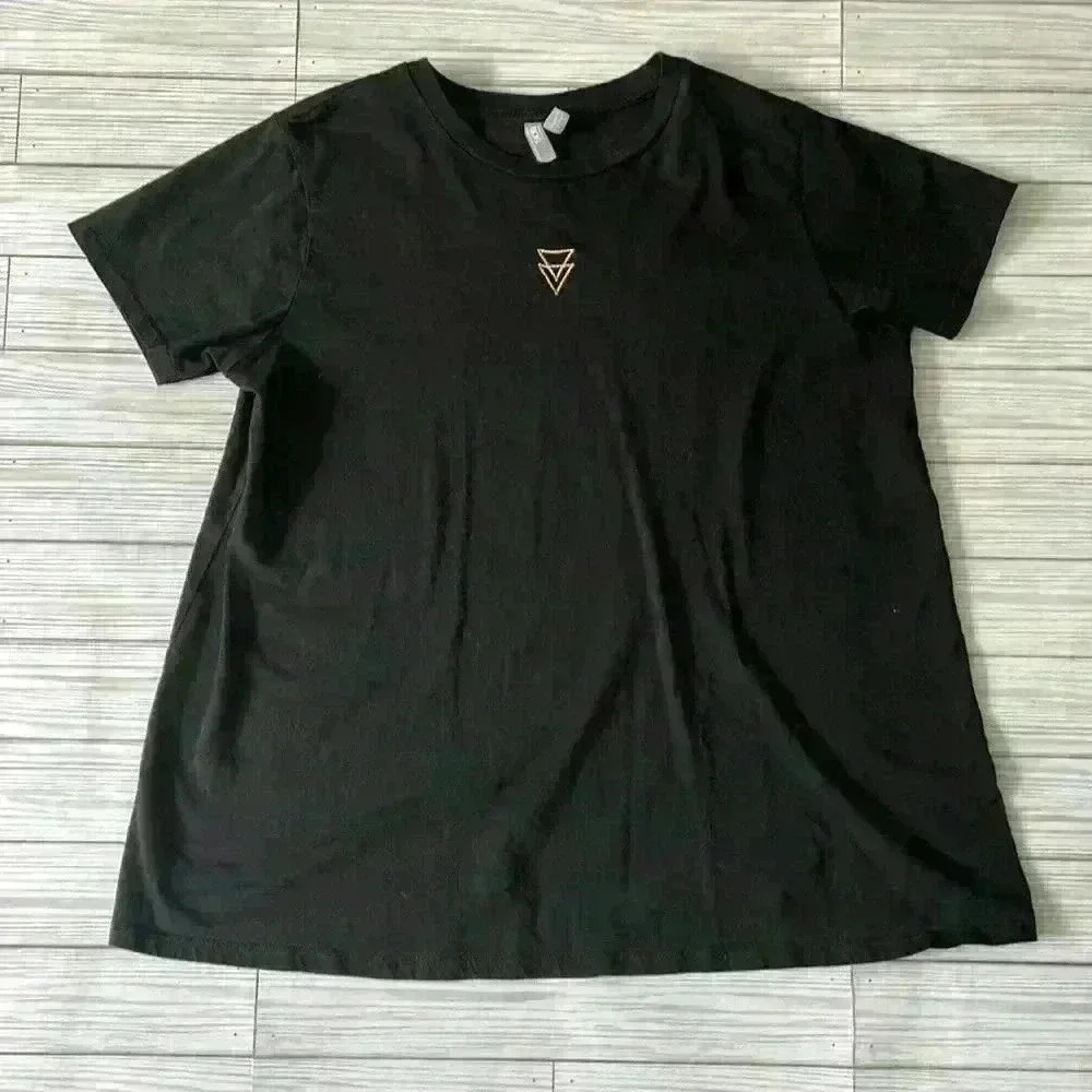 ASOS black short sleeve crew neck t shirt